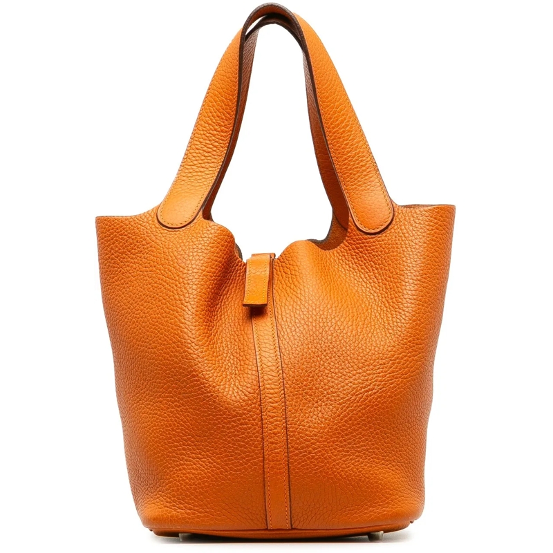 Hermès Tote Clemence Picotin Lock 22 orange