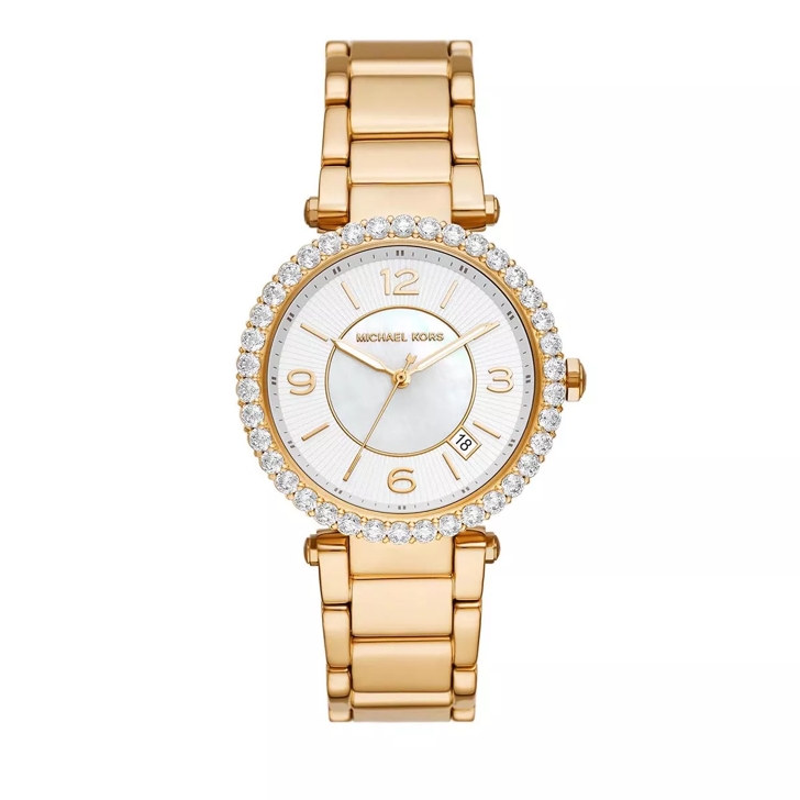 Michael Kors Parker Lux Three Hand Stainless Steel Watch Silver