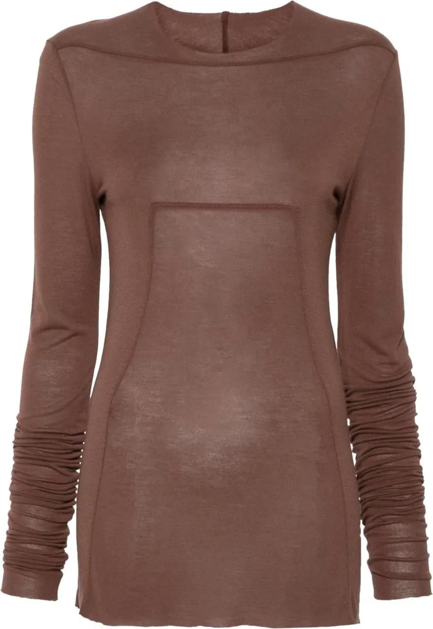 Thumbnail - Rick Owens - Edfu Top Throat - Größe 40 - braun
