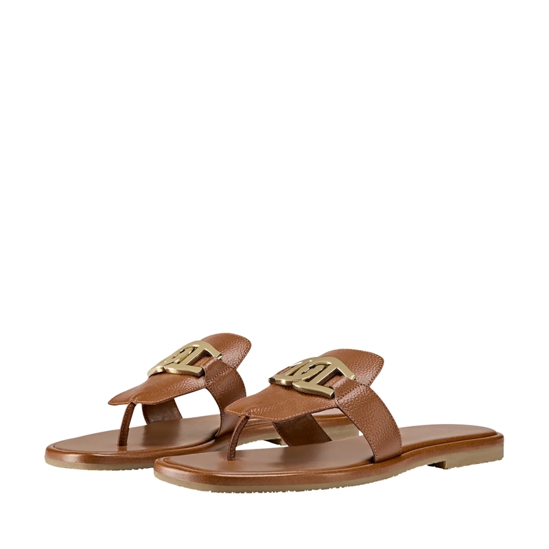 AIGNER Flip Flops slide sandal LOTTA 16C cognac