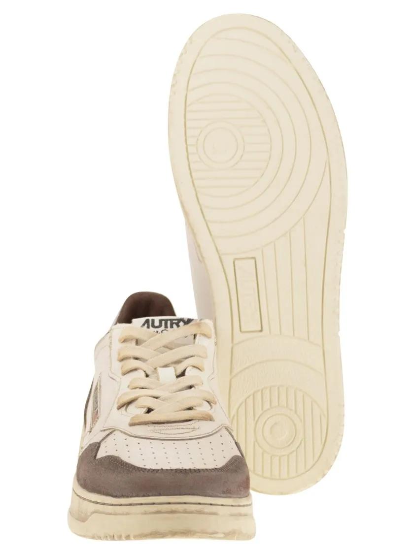Thumbnail - Autry Low-Top Sneaker - Super Vintage - Leather Sneakers - Gr. 44 (EU) - in Beige - für Damen