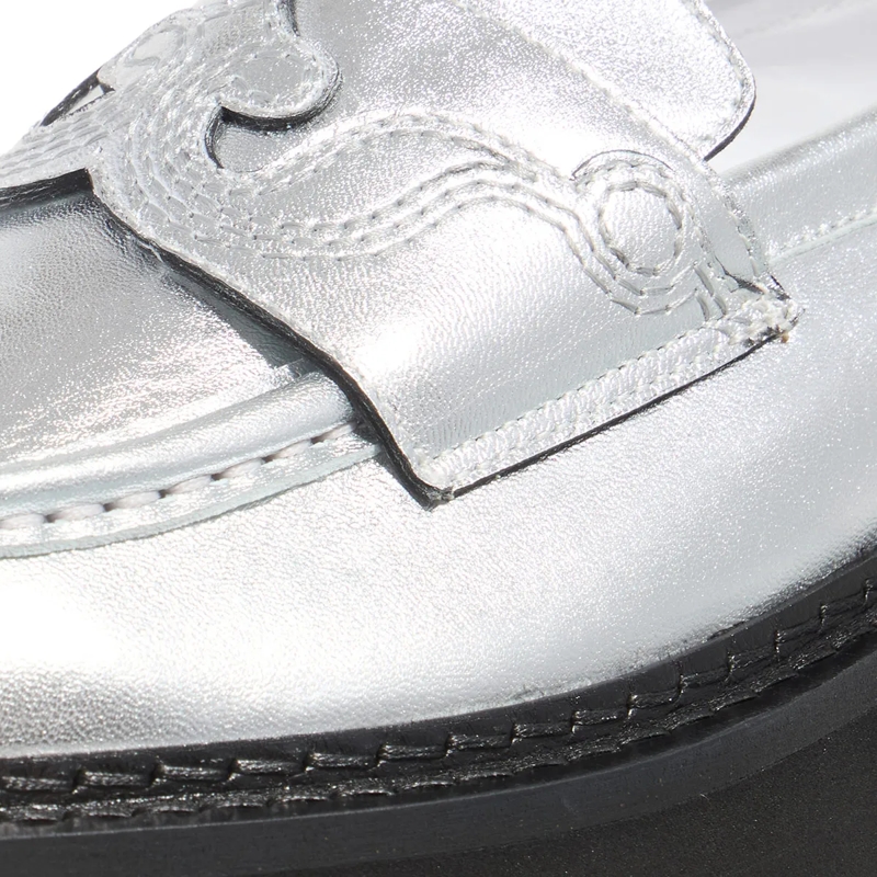 Moschino Loafer Scarpa Donna Argento(Image 3)