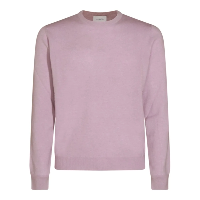 Malo Trui Light Violet Cashmere Knitwear Pink