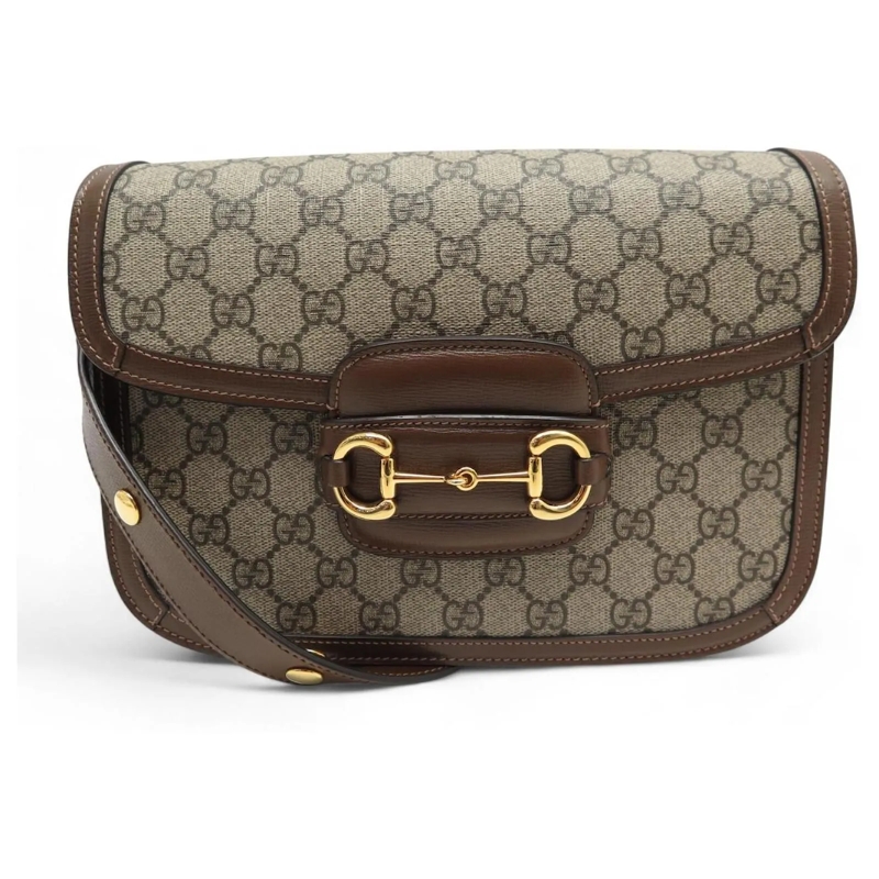 Gucci Schultertasche NEUE GUCCI HORSEBIT 1955 602204 GG CANVAS SCHULTER beige