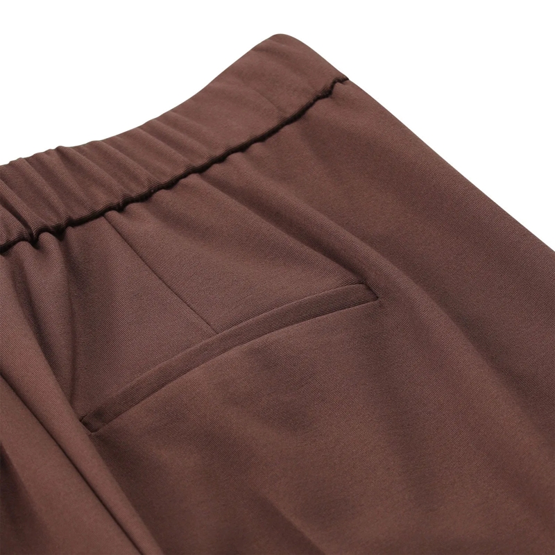 Luisa Cerano Pantalon en tissu Wide-Leg Hose aus Viskose-Mix braun(Image 5)