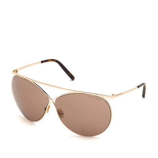 Tom Ford Women Metal Sunglasses FT0761 Rose Gold/Violet Sonnenbrille