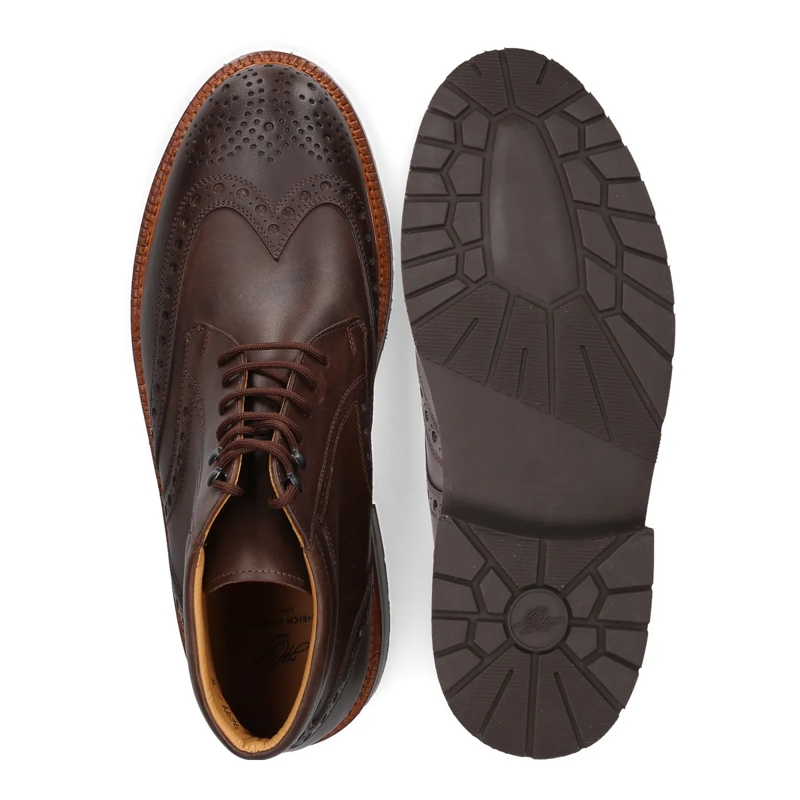 Heinrich Dinkelacker Stiefel Schnürboots Janosh K Full Brogue H dunkel-braun(Image 4)