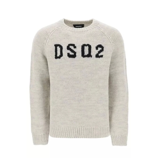 Dsquared2 Grey Knit Sweater Grey 