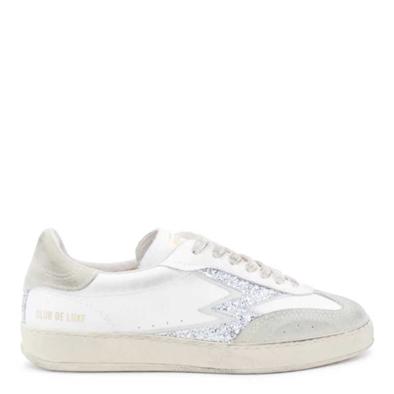 Moaconcept Sneaker basse Silver And White Leather Sneakers From Moaconcept  White