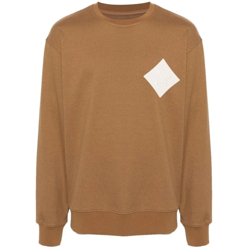 MCM Sweatshirts Camel Brown Sweatshirt With Logo Brown