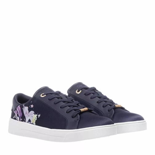 Ted Baker Delylan Decadence Satin Trainer Navy Low-Top Sneaker