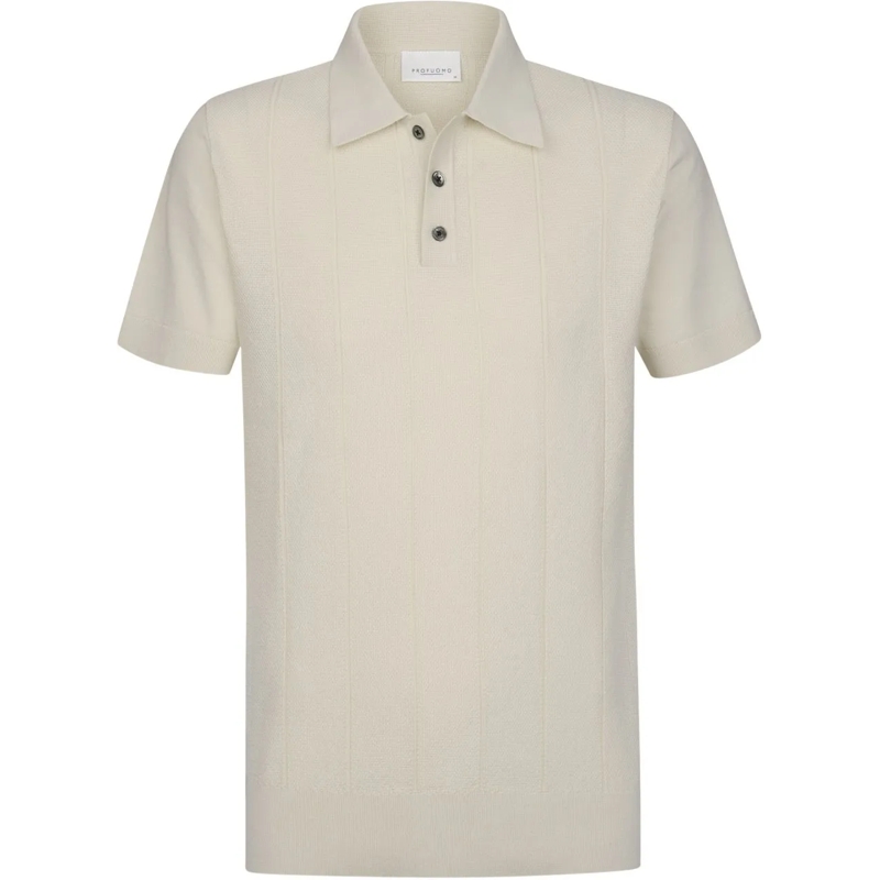 PROFUOMO Poloshirt Profuomo Ppxd10030 Polos Off White Ppxd10030 weiß