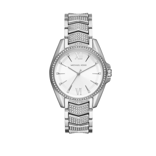 Michael Kors Women's Whitney Three-Hand Stainless Steel Watch Silver Dresswatch