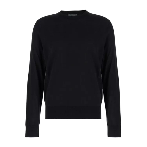 Dolce&Gabbana Cotton Crew Neck Black 