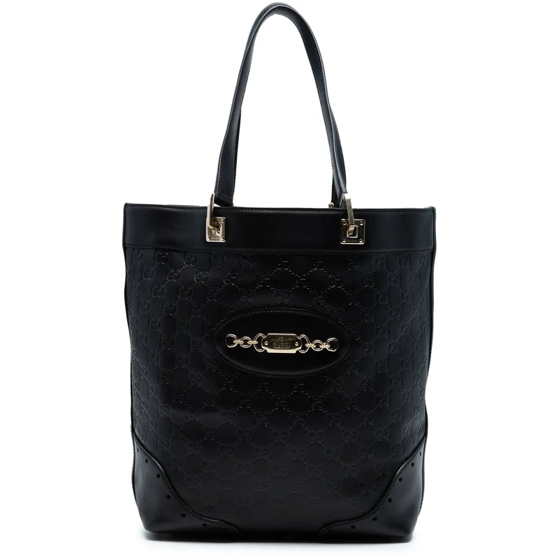 Gucci Shopper Guccissima Punch Tote schwarz