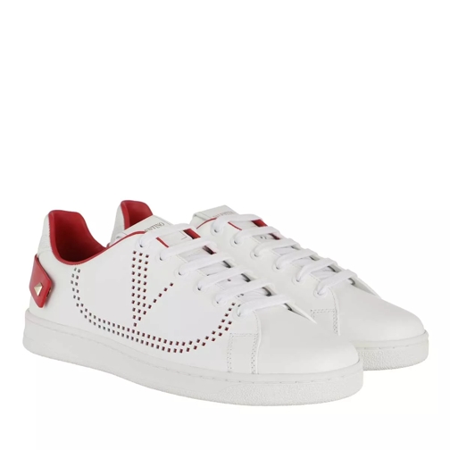 Valentino Garavani V Low Sneaker White/Red lage-top sneaker