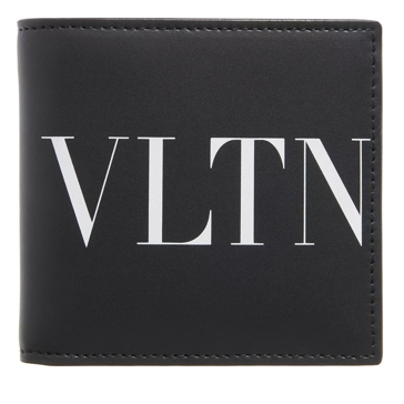 Valentino Garavani VLTN Wallet Black Bi Fold Portemonnaie