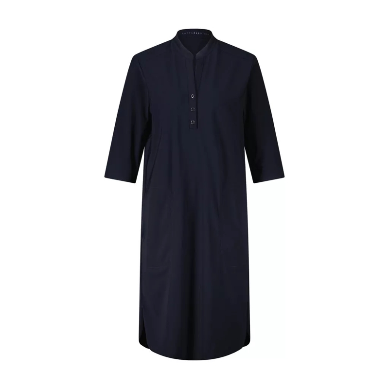 Raffaello Rossi Midi-jurk Midikleid Ambra mit 3/4-Ärmeln Dunkelblau(Image 2)