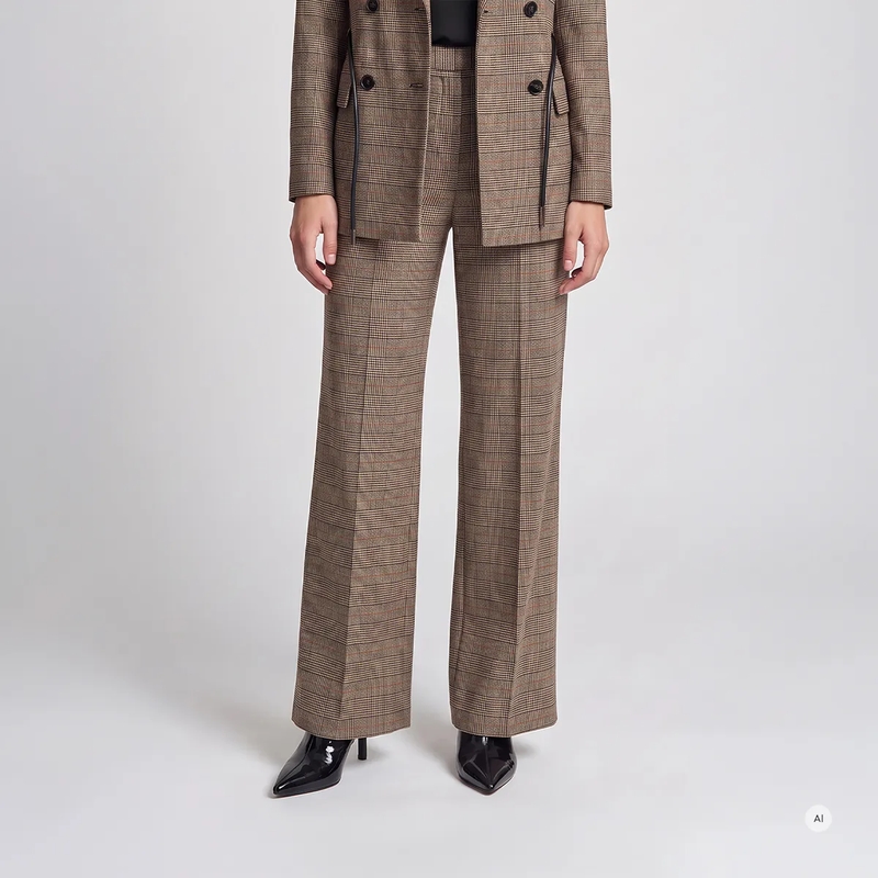 Marc Aurel Stoffhose Hose- angesetzter Bund- Bundfalten- Eingriffta schwarz(Image 3)