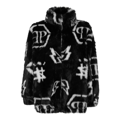 Philipp Plein Daunenjacken Jacke Monogram schwarz