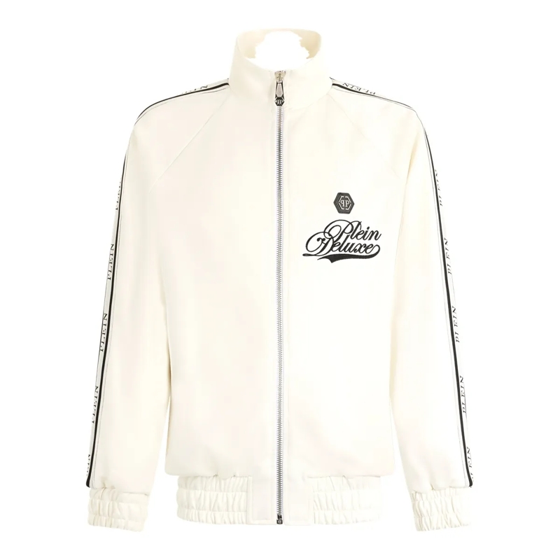 Philipp Plein Daunenjacke Tracksuit Jacket Plein Deluxe Signature Signature weiss