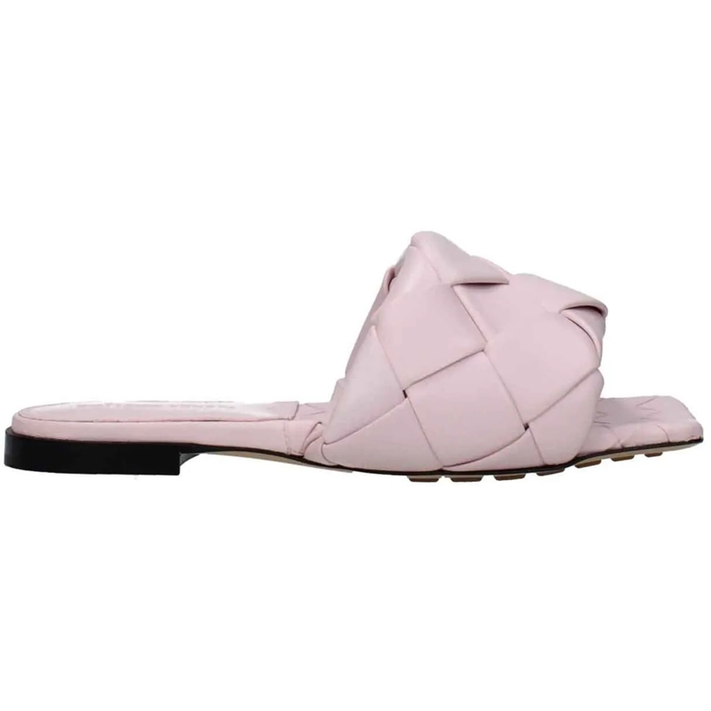Bottega Veneta T-Shirt Bottega Veneta Lido Sandals rose