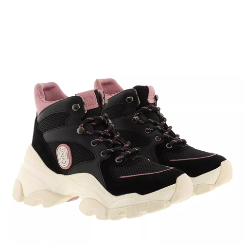 Coach Hiker Suede And Leather Sneaker Black Low-Top Sneaker
