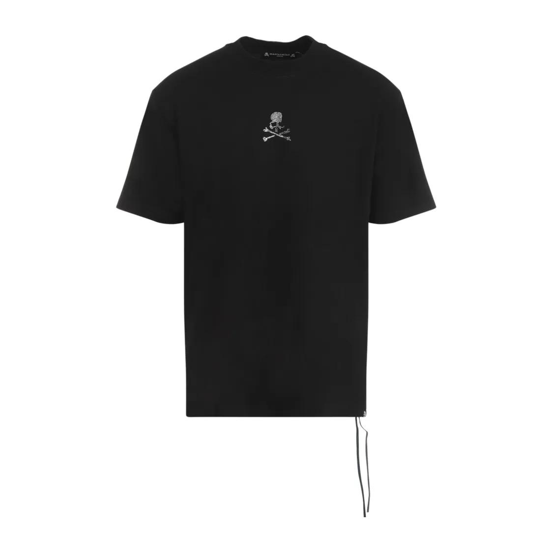 Mastermind Japan - Swarovski® Crystals Wool Tee - Größe M - schwarz