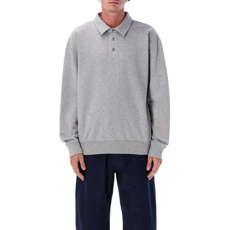 J.W.Anderson Polohemd Rugby Polo Sweatshirt Grey