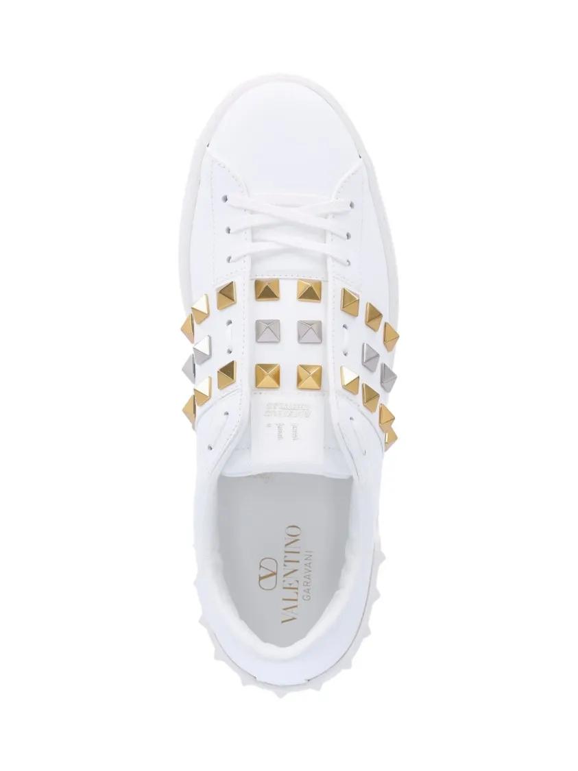 Thumbnail - Valentino Garavani Low-Top Sneaker - Rockstud Untitled' Sneakers – White - Gr. 41 (EU) - in Weiß - für Damen