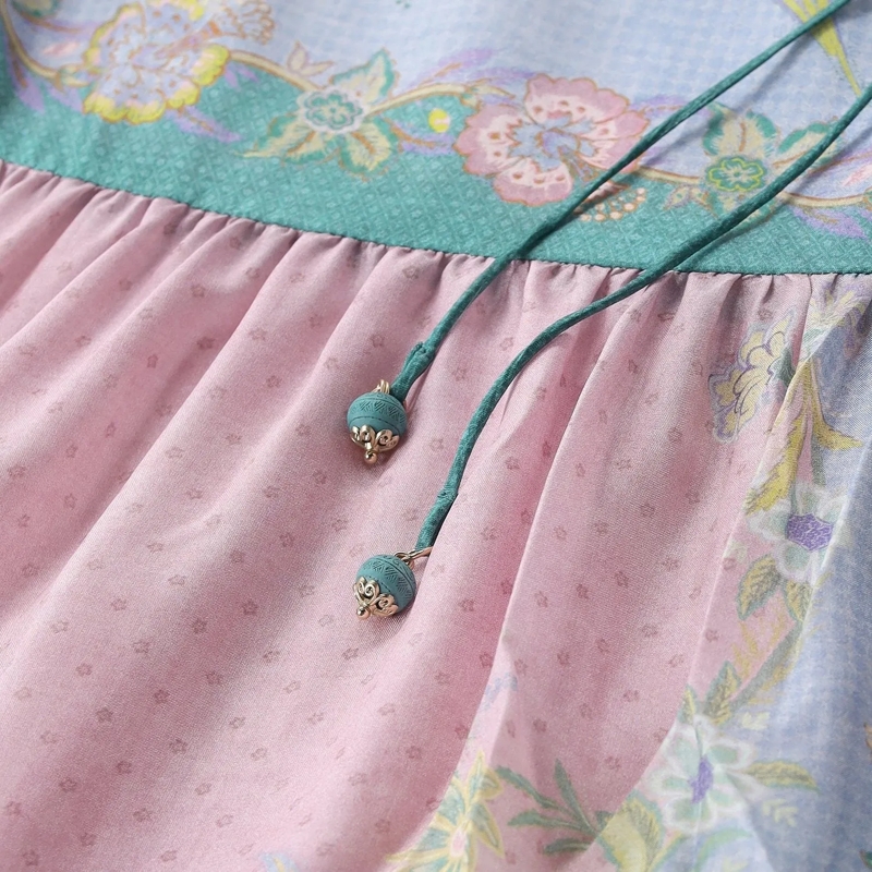 Zimmermann Maxikleid Maxikleid Indra aus Seide pink(Image 5)