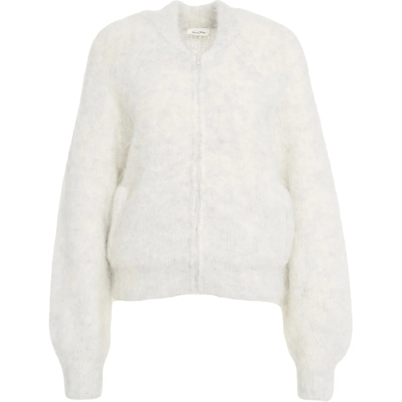 American Vintage Bomberjacke Knit bomber weiß