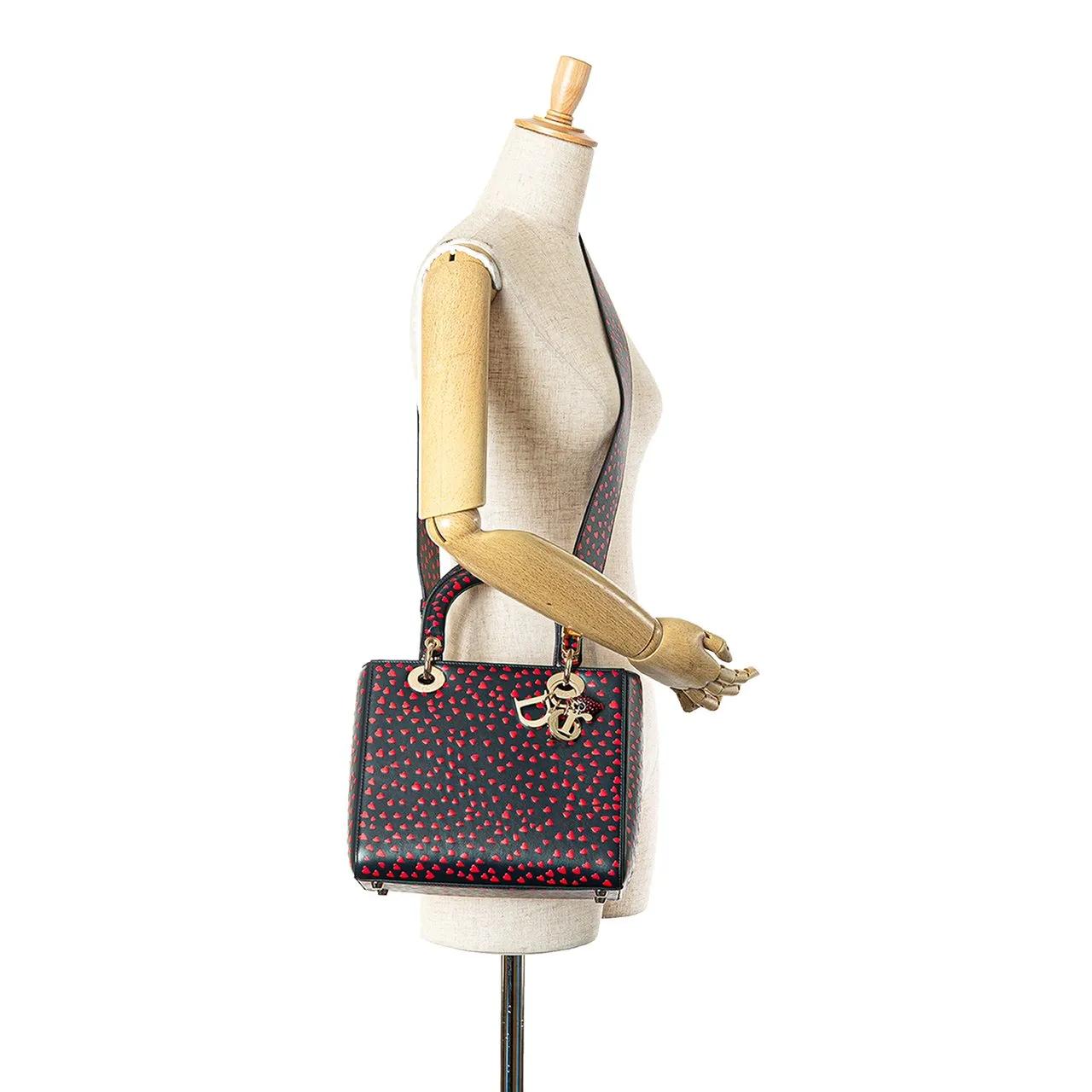 Thumbnail - Christian Dior Hobo Bags - 2021 Medium Calfskin I Love Paris Lady Dior - Gr. unisize - in Blau - für Damen