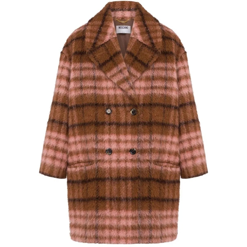 Moschino Doudoune Coats Multi Brown braun