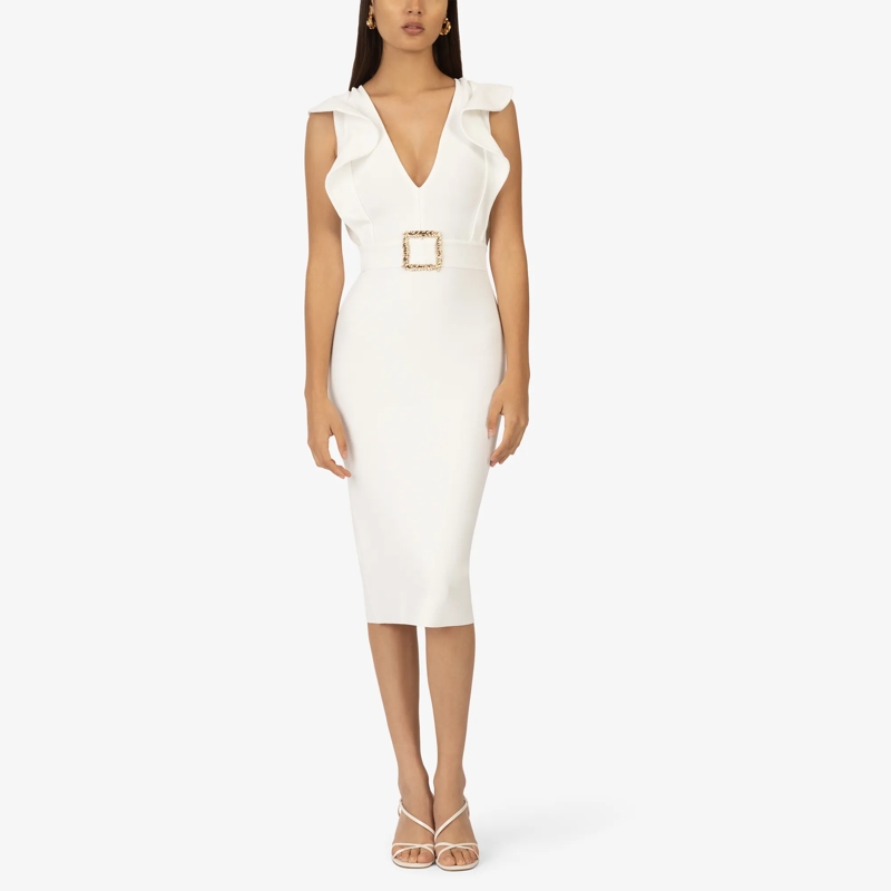 Kraimod Cocktailkleid Bandagekleid beige(Image 2)