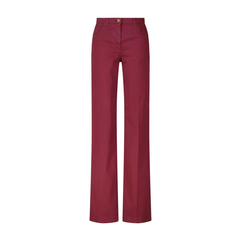 Etro Freizeithose Baumwollhose Rot