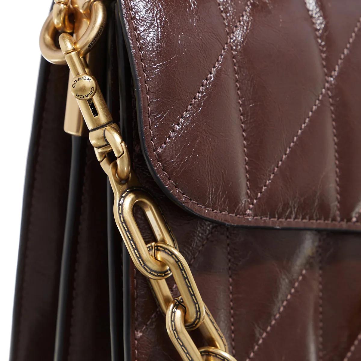 Thumbnail - Coach Crossbody Bags - Quilted Glazed Leather Chain Tabby Shoulder Bag Wi - Gr. unisize - in Braun - für Damen