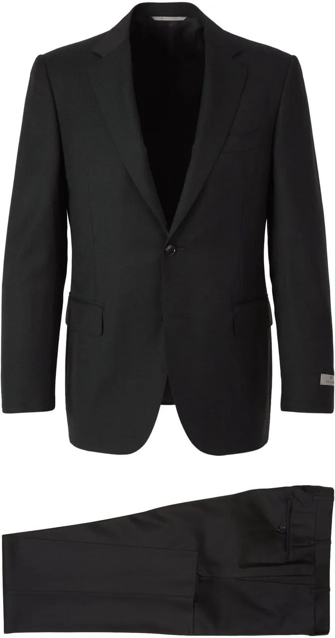 Thumbnail - Canali - Wool suit - Größe 62 - black