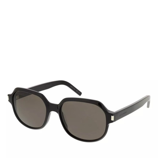 Saint Laurent SL 496-001 57 Sunglass Woman Acetate Black-Black-Black Sunglasses