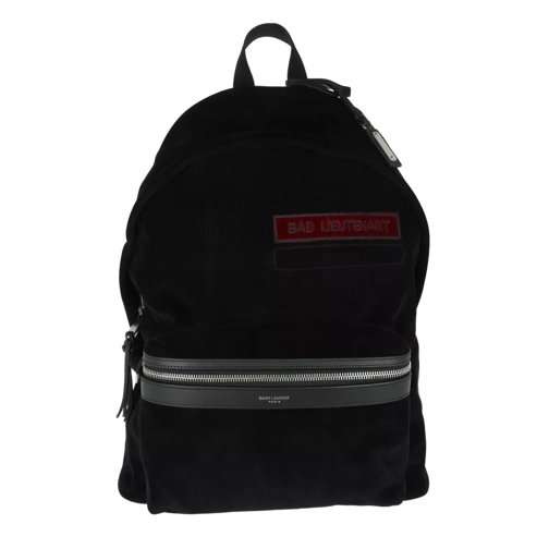 Saint Laurent Bad Lieutenant Backpack Black/Red Ryggsäck