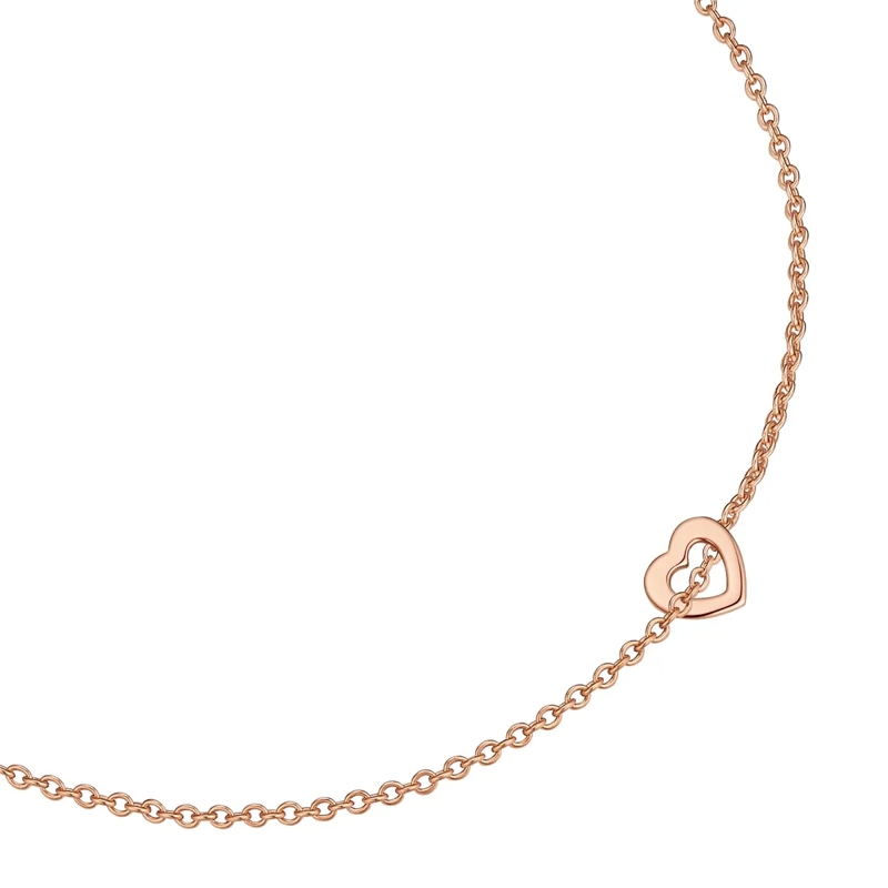 Glanzstücke München Armband Sterling Silber Armband Herz rosegold(Image 3)