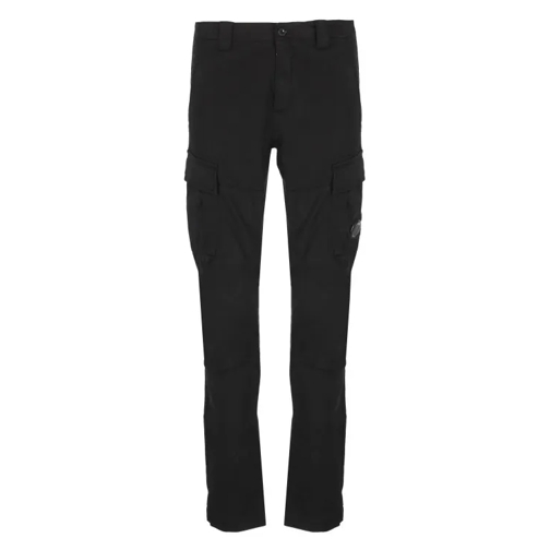 CP Company Black Cotton Trouser Black 