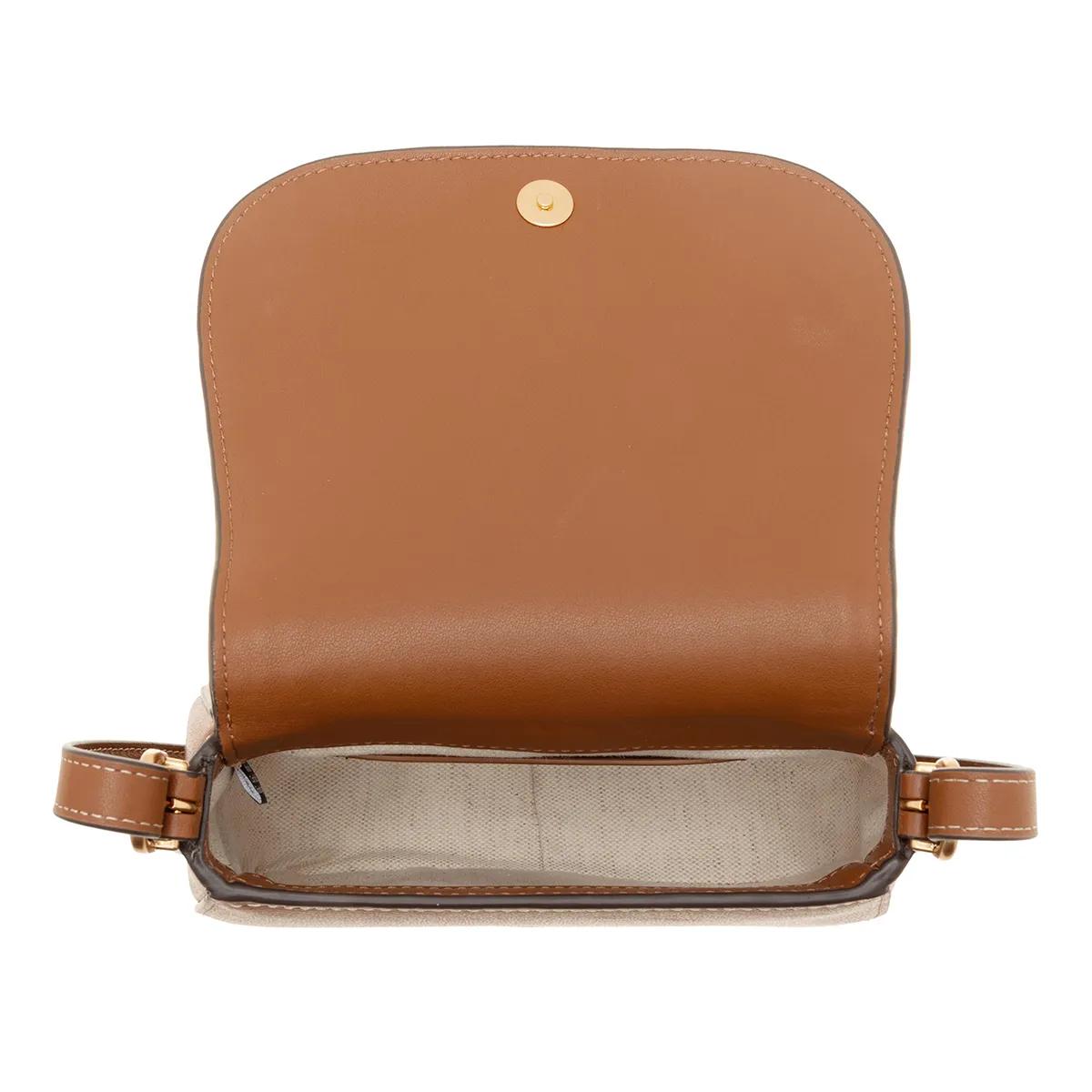 kate spade new york Crossbody bags Nouveau Straw Mini Saddle in beige