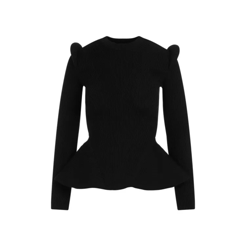 Alexander McQueen Black Wool Pullover Black 