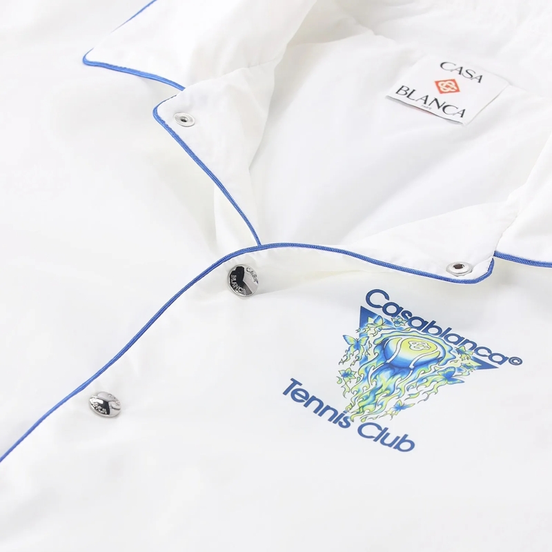 Casablanca Veste de transition Leichte Jacke mit Print weiß(Image 4)