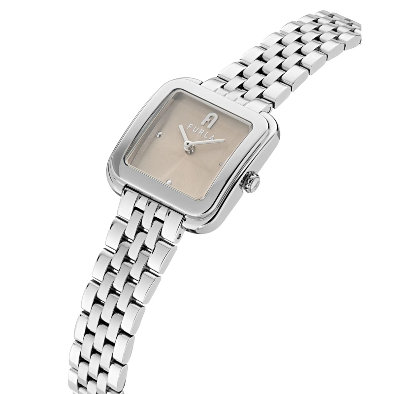 Furla Quarzuhr Quarz-Analoguhr Furla Diamante silber(Image 3)