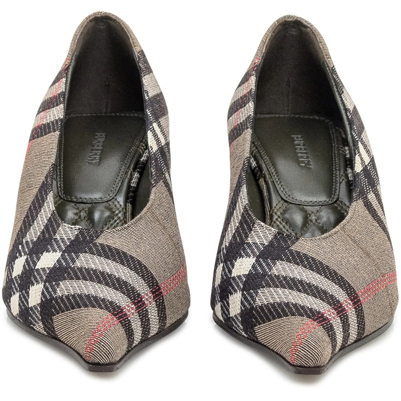 Burberry Pumps Burberry Decollete Cameo Check con Tacco Medio beige(Image 2)