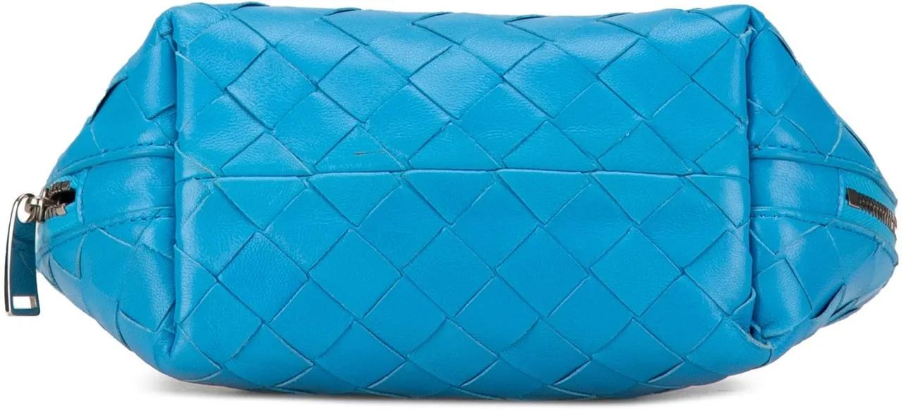 Bottega Veneta Clutches Intrecciato Clutch in blauw