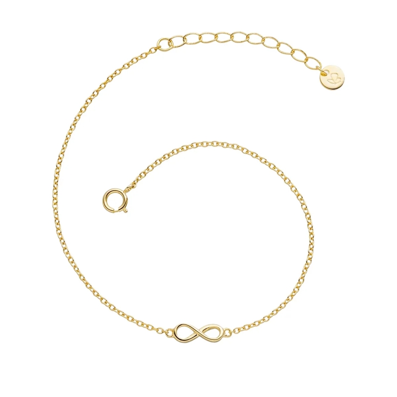 Glanzstücke München Armband Sterling Silber Armband Infinity gold