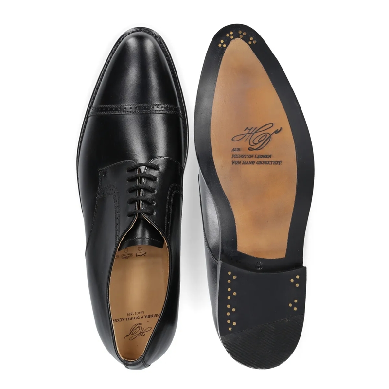 Heinrich Dinkelacker Schnürschuhe Schnürer Milano Quarter-Brogue BC schwarz(Image 4)